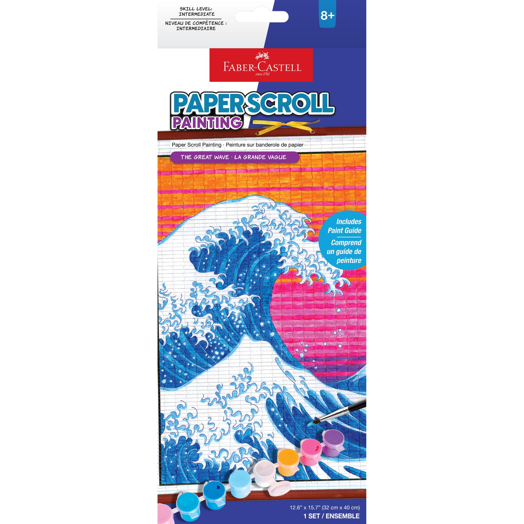 Faber-Castell® The Great Wave Paper Scroll Painting
